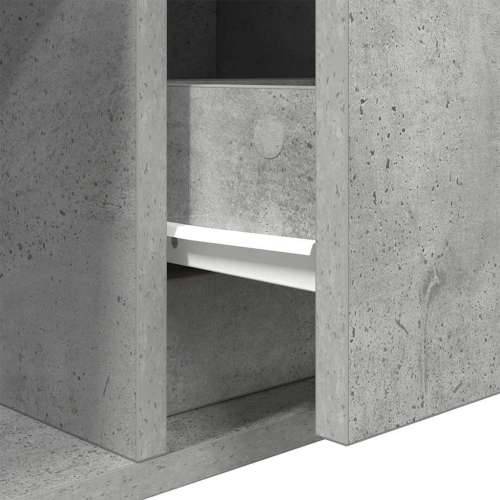 TV ormarić boja betona 80x31x25,5 cm od konstruiranog drva - Beton siva 1 80 cm Cijena