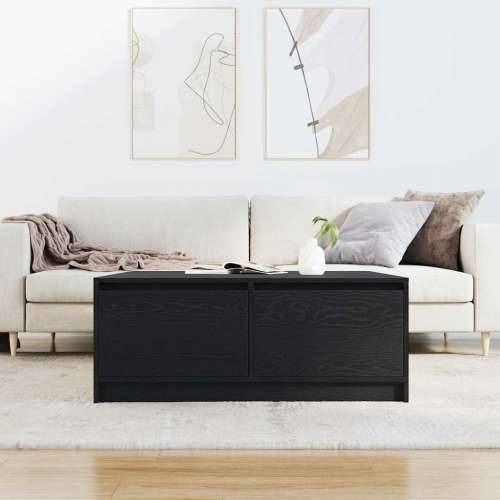 stol za kavu s ladicama crni hrast 100x100x40 cm - Crni hrast 100 x 100 x 40 cm 1 Cijena