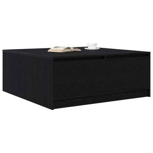 stol za kavu s ladicama crni hrast 100x100x40 cm - Crni hrast 100 x 100 x 40 cm 1 Cijena