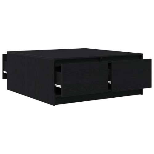 stol za kavu s ladicama crni hrast 100x100x40 cm - Crni hrast 100 x 100 x 40 cm 1 Cijena