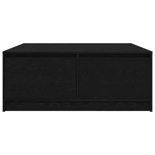 stol za kavu s ladicama crni hrast 100x100x40 cm - Crni hrast 100 x 100 x 40 cm 1 Cijena