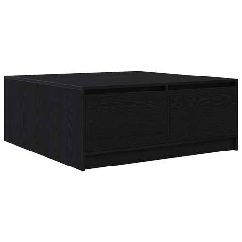 stol za kavu s ladicama crni hrast 100x100x40 cm - Crni hrast 100 x 100 x 40 cm 1 Cijena