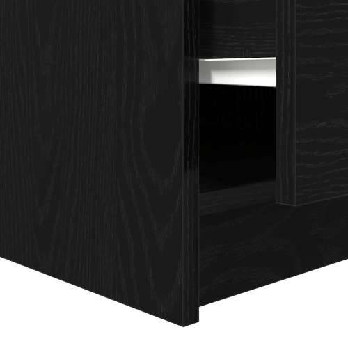 stol za kavu s ladicama crni hrast 100x100x40 cm - Crni hrast 100 x 100 x 40 cm 1 Cijena