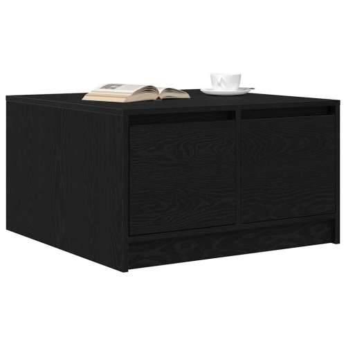 stol za kavu s ladicama crni hrast 70,5x70x40 cm - Crni hrast 70.5 x 70 x 40 cm 1 Cijena