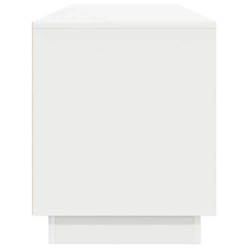 TV ormarić s LED svjetlima bijeli 193,5x41x50 cm - Bijela 1 193.5 cm Cijena