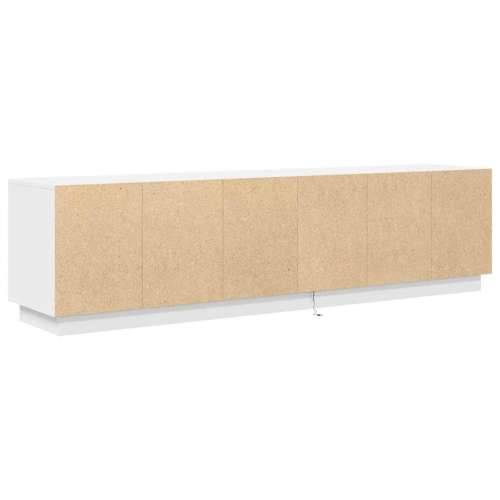 TV ormarić s LED svjetlima bijeli 193,5x41x50 cm - Bijela 1 193.5 cm Cijena