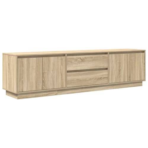 TV ormarić s LED svjetlima boja hrasta sonome 193,5x41x50 cm - sonoma hrast 1 193.5 cm Cijena