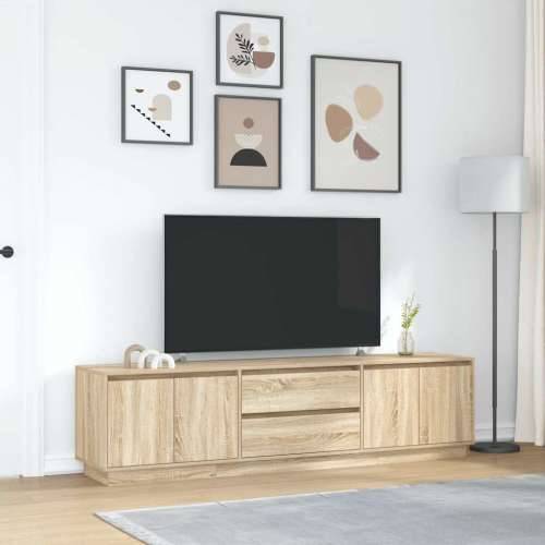 TV ormarić s LED svjetlima boja hrasta sonome 193,5x41x50 cm - sonoma hrast 1 193.5 cm Cijena