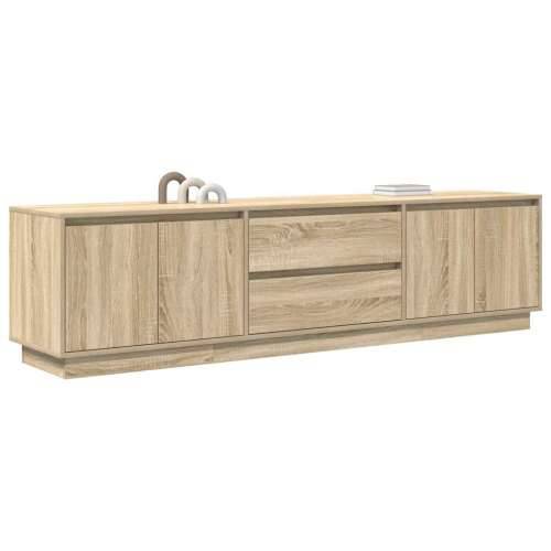 TV ormarić s LED svjetlima boja hrasta sonome 193,5x41x50 cm - sonoma hrast 1 193.5 cm Cijena