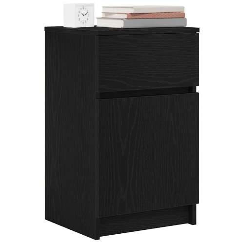 Noćni ormarići 2 kom crni 39x35x65 cm konstruirano drvo - Crna 2 Cijena