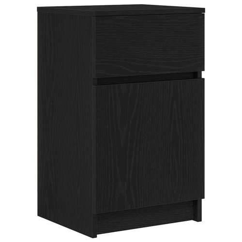 Noćni ormarići 2 kom crni 39x35x65 cm konstruirano drvo - Crna 2 Cijena