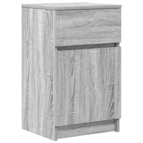 Noćni ormarić siva boja hrasta 39x35x65 cm konstruirano drvo - Sivi hrast sonoma 1 Cijena