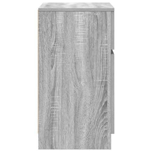 Noćni ormarić siva boja hrasta 39x35x65 cm konstruirano drvo - Sivi hrast sonoma 1 Cijena