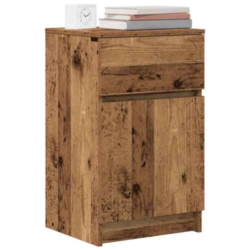 Noćni ormarići 2 kom staro drvo 39x35x65 cm konstruirano drvo - Staro drvo 2 Cijena