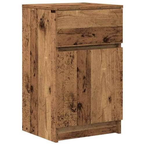 Noćni ormarići 2 kom staro drvo 39x35x65 cm konstruirano drvo - Staro drvo 2 Cijena