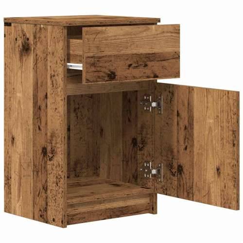 Noćni ormarići 2 kom staro drvo 39x35x65 cm konstruirano drvo - Staro drvo 2 Cijena