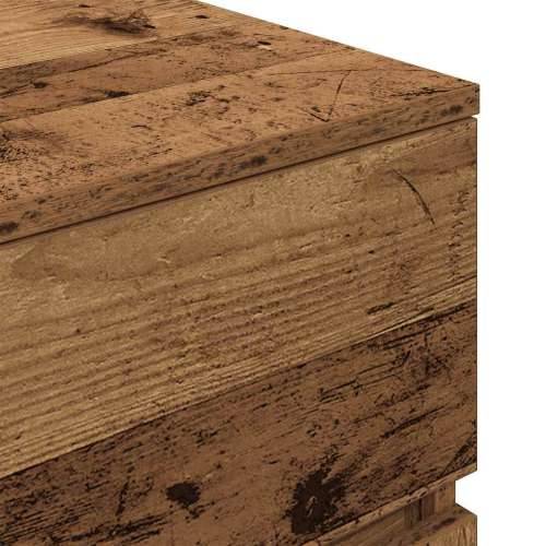 Noćni ormarići 2 kom staro drvo 39x35x65 cm konstruirano drvo - Staro drvo 2 Cijena