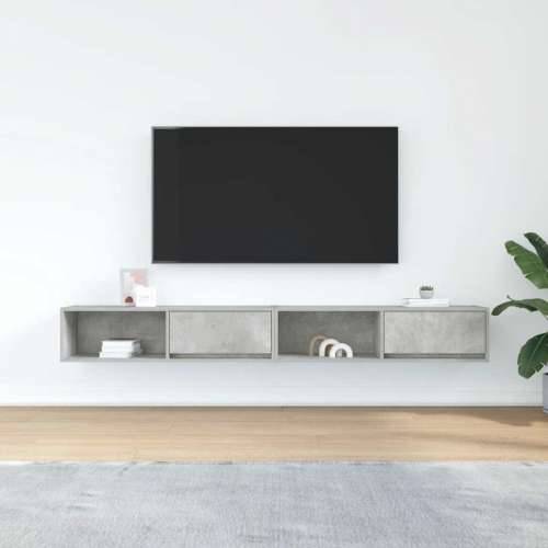 TV ormarići 2 kom boja betona 100x31x25,5 cm konstruirano drvo - Beton siva 2 100 cm Cijena