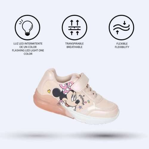 Sportske tenisice s LED svjetlima Minnie Mouse Roza Cijena