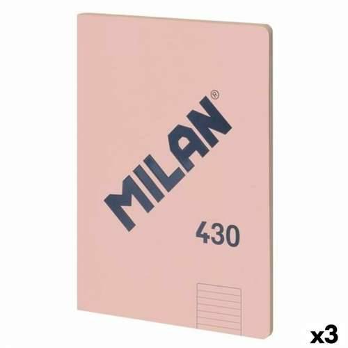 Bilježnica Milan 430 Roza A4 48 Listovi 21 x 29,7 cm (3 kom.) Cijena