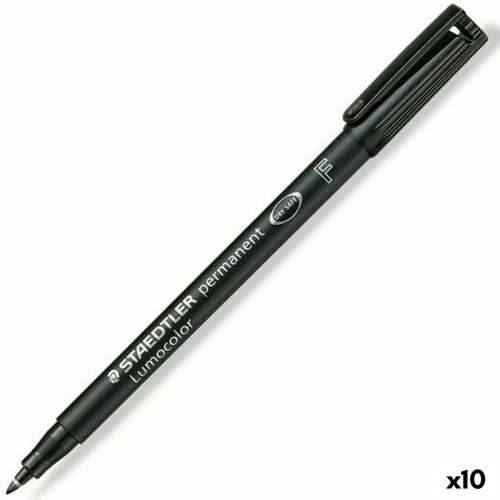 Trajni marker Staedtler 318-9 Crna (10 kom.) Cijena