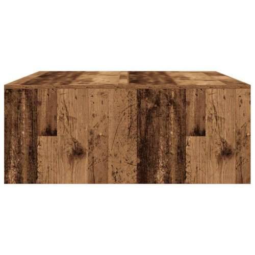 stol za kavu s ladicama staro drvo 100x100x40 cm - Staro drvo 100 x 100 x 40 cm 1 Cijena