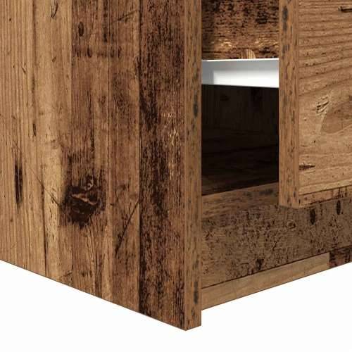 stol za kavu s ladicama staro drvo 100x100x40 cm - Staro drvo 100 x 100 x 40 cm 1 Cijena