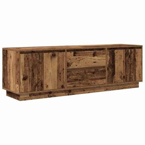 TV ormarići s LED svjetlima 2 kom boja drva 160,5x41x50 cm - Staro drvo 1 160.5 cm Cijena