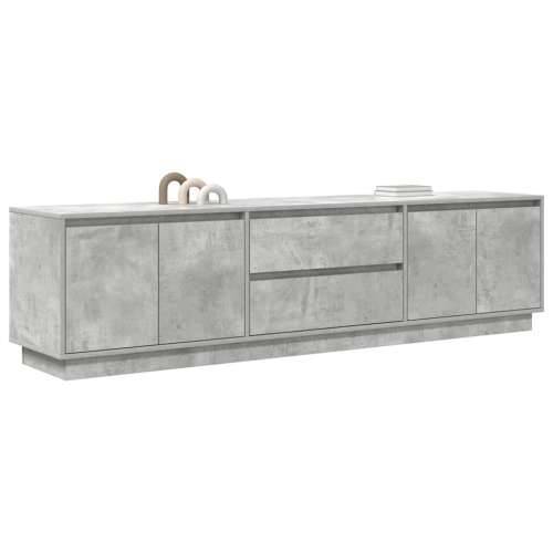 TV ormarić s LED svjetlima siva boja betona 193,5x41x50 cm - Beton siva 1 193.5 cm Cijena