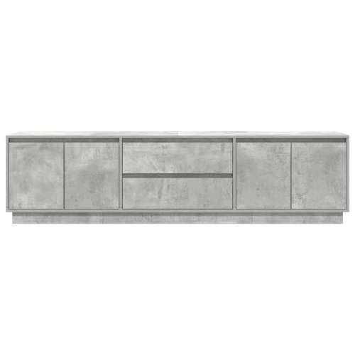 TV ormarić s LED svjetlima siva boja betona 193,5x41x50 cm - Beton siva 1 193.5 cm Cijena