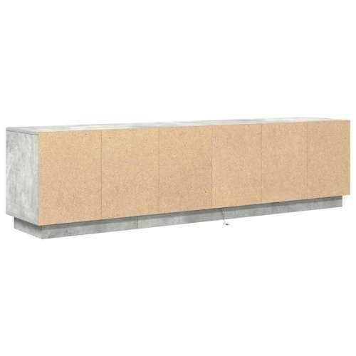 TV ormarić s LED svjetlima siva boja betona 193,5x41x50 cm - Beton siva 1 193.5 cm Cijena