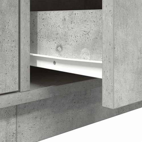 TV ormarić s LED svjetlima siva boja betona 193,5x41x50 cm - Beton siva 1 193.5 cm Cijena