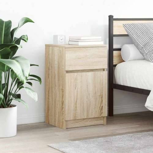 Noćni ormarići 2 kom boja hrasta 39x35x65 cm konstruirano drvo - sonoma hrast 2 Cijena