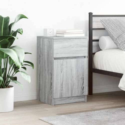 Noćni ormarići 2 kom boja hrasta 39x35x65 cm konstruirano drvo - Sivi hrast sonoma 2 Cijena