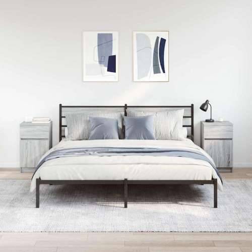 Noćni ormarići 2 kom boja hrasta 39x35x65 cm konstruirano drvo - Sivi hrast sonoma 2 Cijena