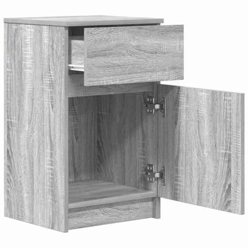 Noćni ormarići 2 kom boja hrasta 39x35x65 cm konstruirano drvo - Sivi hrast sonoma 2 Cijena