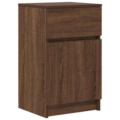 Noćni ormarići 2 kom boja hrasta 39x35x65 cm konstruirano drvo - Smeđi hrast 2 Cijena
