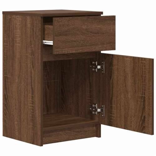 Noćni ormarići 2 kom boja hrasta 39x35x65 cm konstruirano drvo - Smeđi hrast 2 Cijena