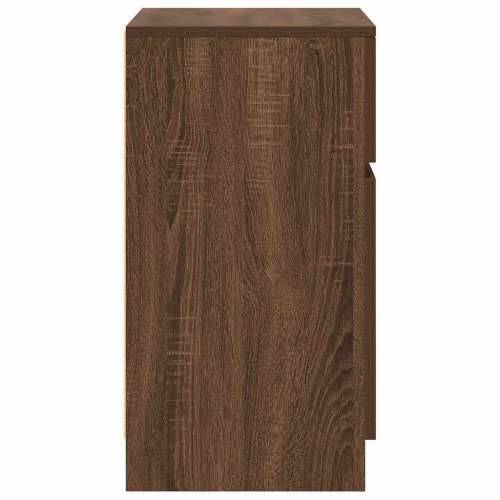 Noćni ormarići 2 kom boja hrasta 39x35x65 cm konstruirano drvo - Smeđi hrast 2 Cijena