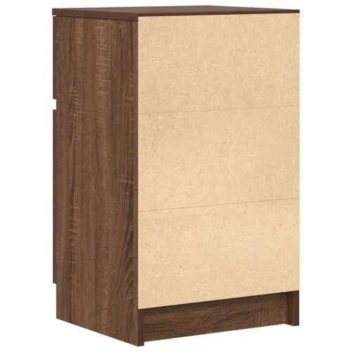 Noćni ormarići 2 kom boja hrasta 39x35x65 cm konstruirano drvo - Smeđi hrast 2 Cijena