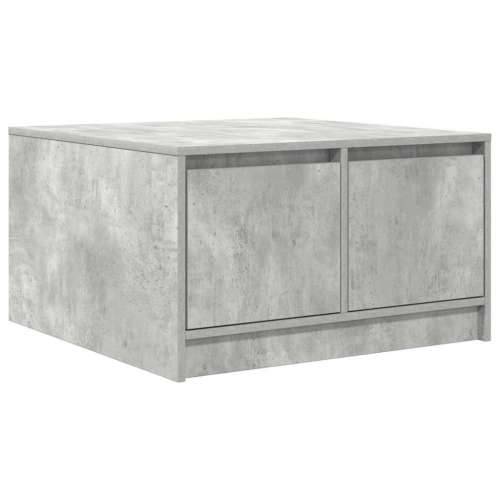 stol za kavu s ladicama beton sivi 70,5x70x40 cm - Beton siva 70.5 x 70 x 40 cm 1 Cijena