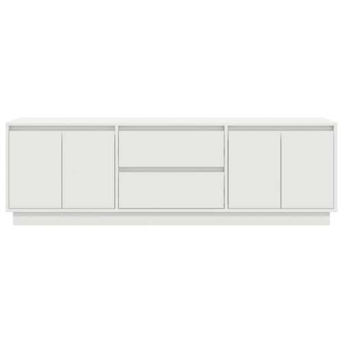 TV ormarić s LED svjetlima bijeli 160,5x41x50 cm - Bijela 1 160.5 cm Cijena