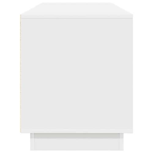 TV ormarić s LED svjetlima bijeli 160,5x41x50 cm - Bijela 1 160.5 cm Cijena