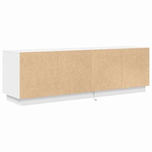 TV ormarić s LED svjetlima bijeli 160,5x41x50 cm - Bijela 1 160.5 cm Cijena
