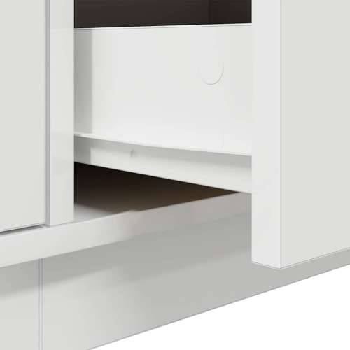TV ormarić s LED svjetlima bijeli 160,5x41x50 cm - Bijela 1 160.5 cm Cijena