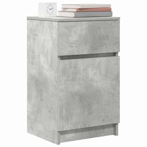 Noćni ormarić beton sivi 39x35x65 cm konstruirano drvo - Beton siva 1 Cijena