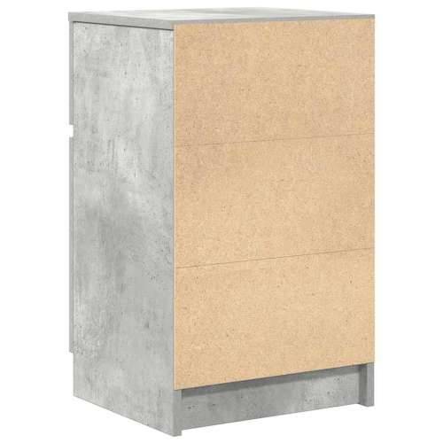 Noćni ormarić beton sivi 39x35x65 cm konstruirano drvo - Beton siva 1 Cijena