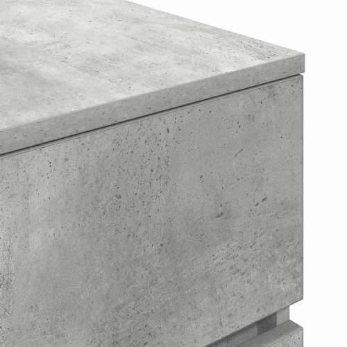 Noćni ormarić beton sivi 39x35x65 cm konstruirano drvo - Beton siva 1 Cijena
