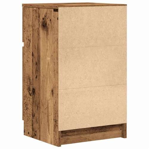 Noćni ormarić staro drvo 39x35x65 cm konstruirano drvo - Staro drvo 1 Cijena