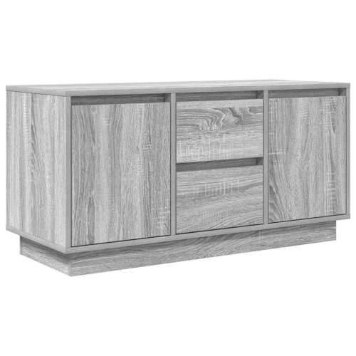 TV ormarić s LED svjetlima boja hrasta sonome 100x41x50 cm - Sivi hrast sonoma 1 100 cm Cijena